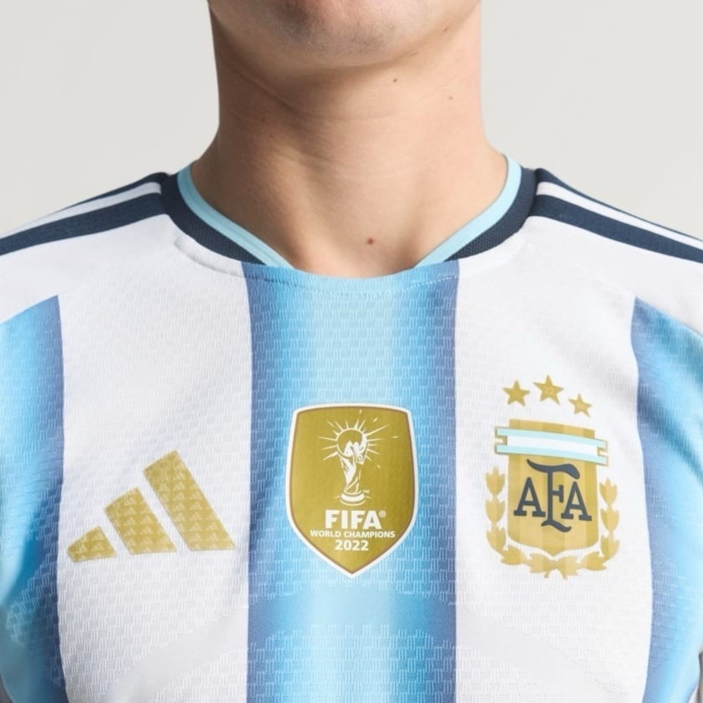 ADIDAS Argentina 26 Home Authentic Jersey MENS SIZE S White/Ice Blue JM5897 - Picture 8 of 14